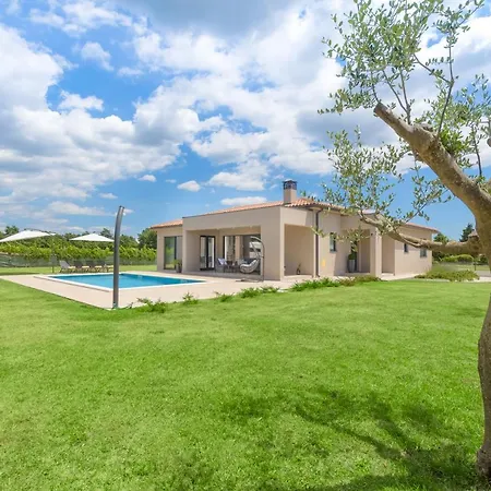别墅 Spacious New Design Vitis Vitae, Private Pool ,1400m2 Garden , Istria Svetvinčenat