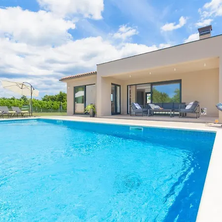 Spacious New Design Vitis Vitae, Private Pool ,1400m2 Garden , Istria *
